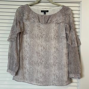 Banana Republic Snakeskin blouse